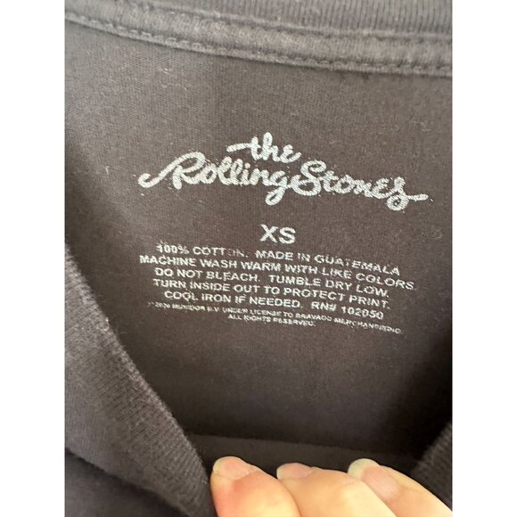 The Rolling Stones Living in a Ghost Town Black‎ T-shirt XS short sleeve band - Picture 4 of 6